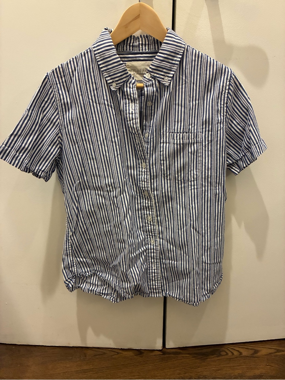 Wildfang Button Up T Shirt